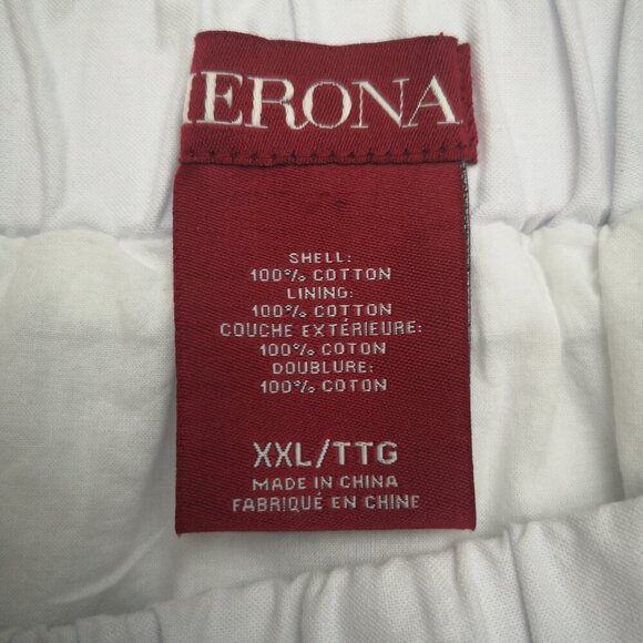 NWT Merona Ladies Size XXL White Fully Lined Elastic & Tie Waist Skirt - Picture 4 of 11